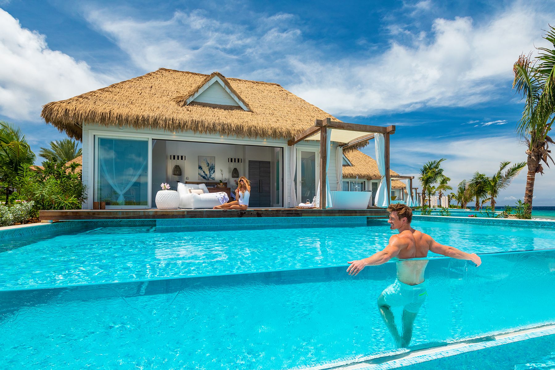 Sandals resort view 2